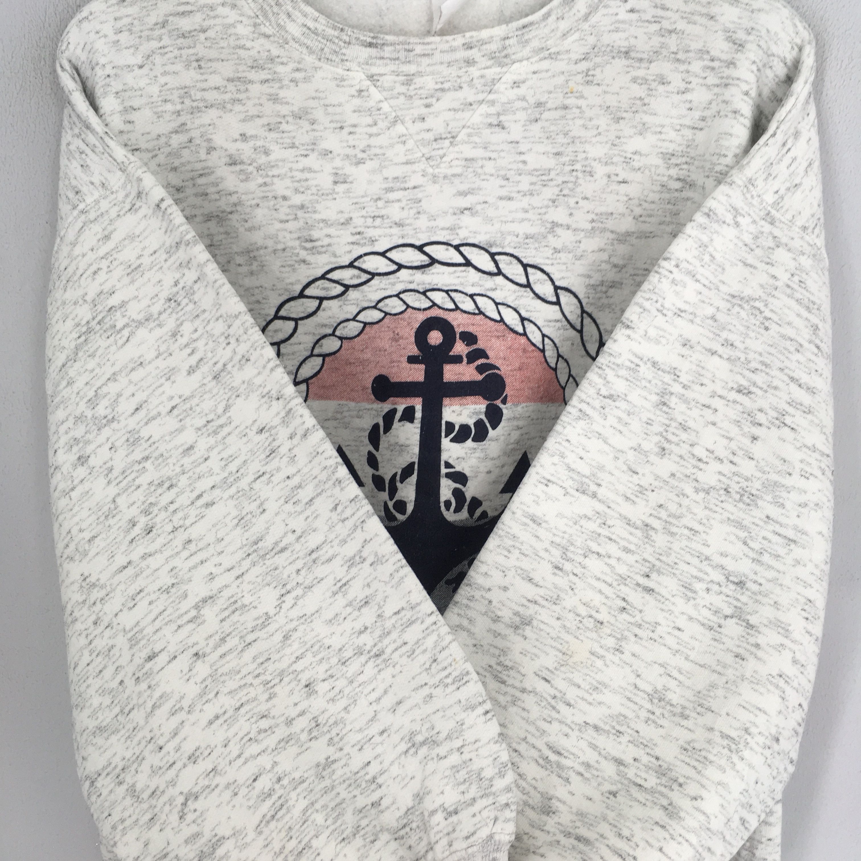 Vintage vintage grey sweatshirt - 350 Size US XL / EU 56 / 4 - 7 Thumbnail