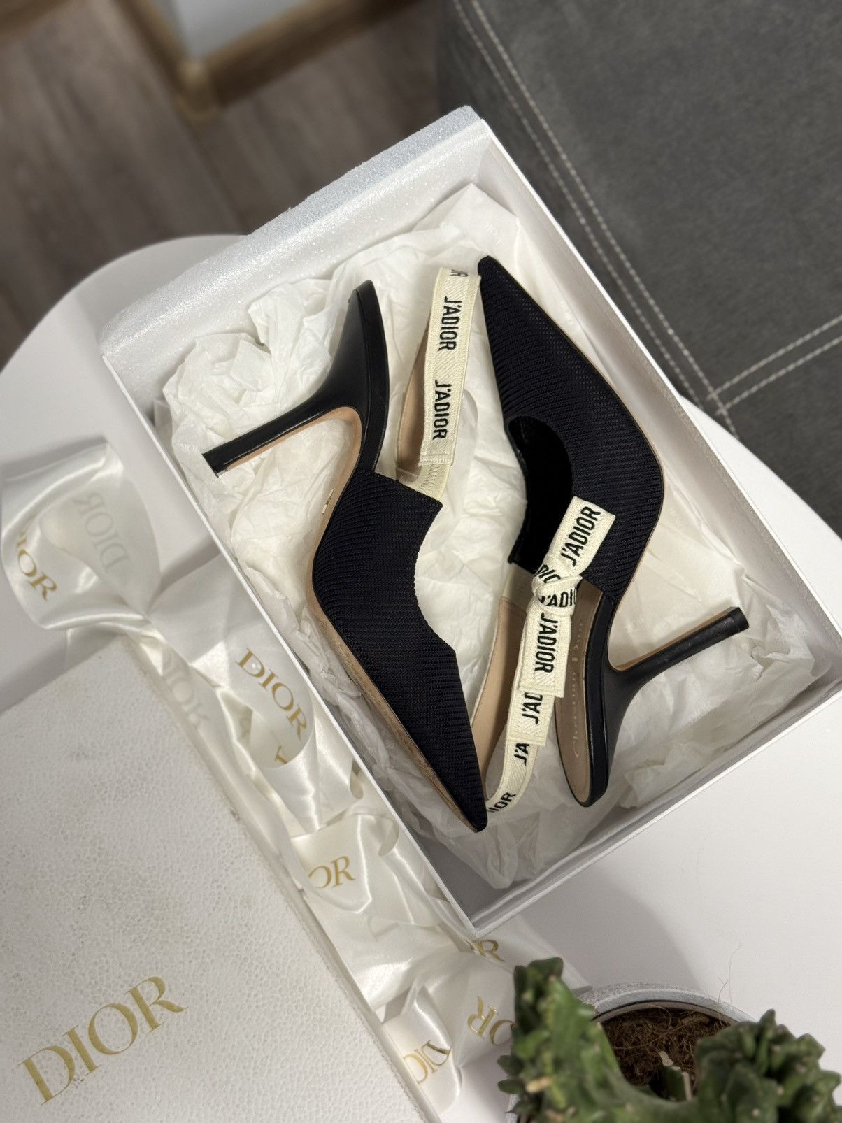 Dior Women's J'Adior Slingback Pumps Technical Fabric 100 Size US 9 / IT 39 - 12 Thumbnail