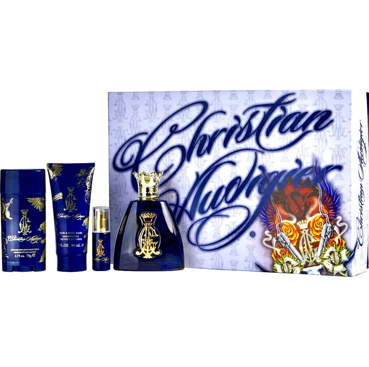 Ed Hardy Christian Audigier 4pc perfume set for men Size ONE SIZE - 1 Preview