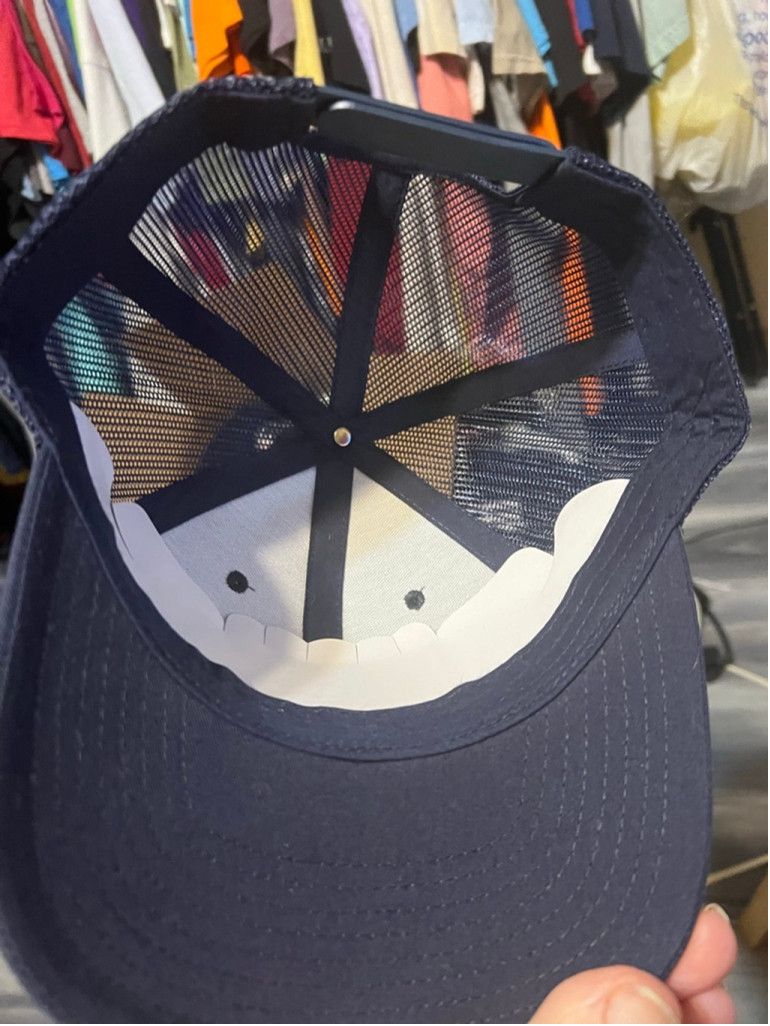 The Unbranded Brand Men's Navy Blue Trucker Hat with Neighborhood Lending Size ONE SIZE - 5 Thumbnail