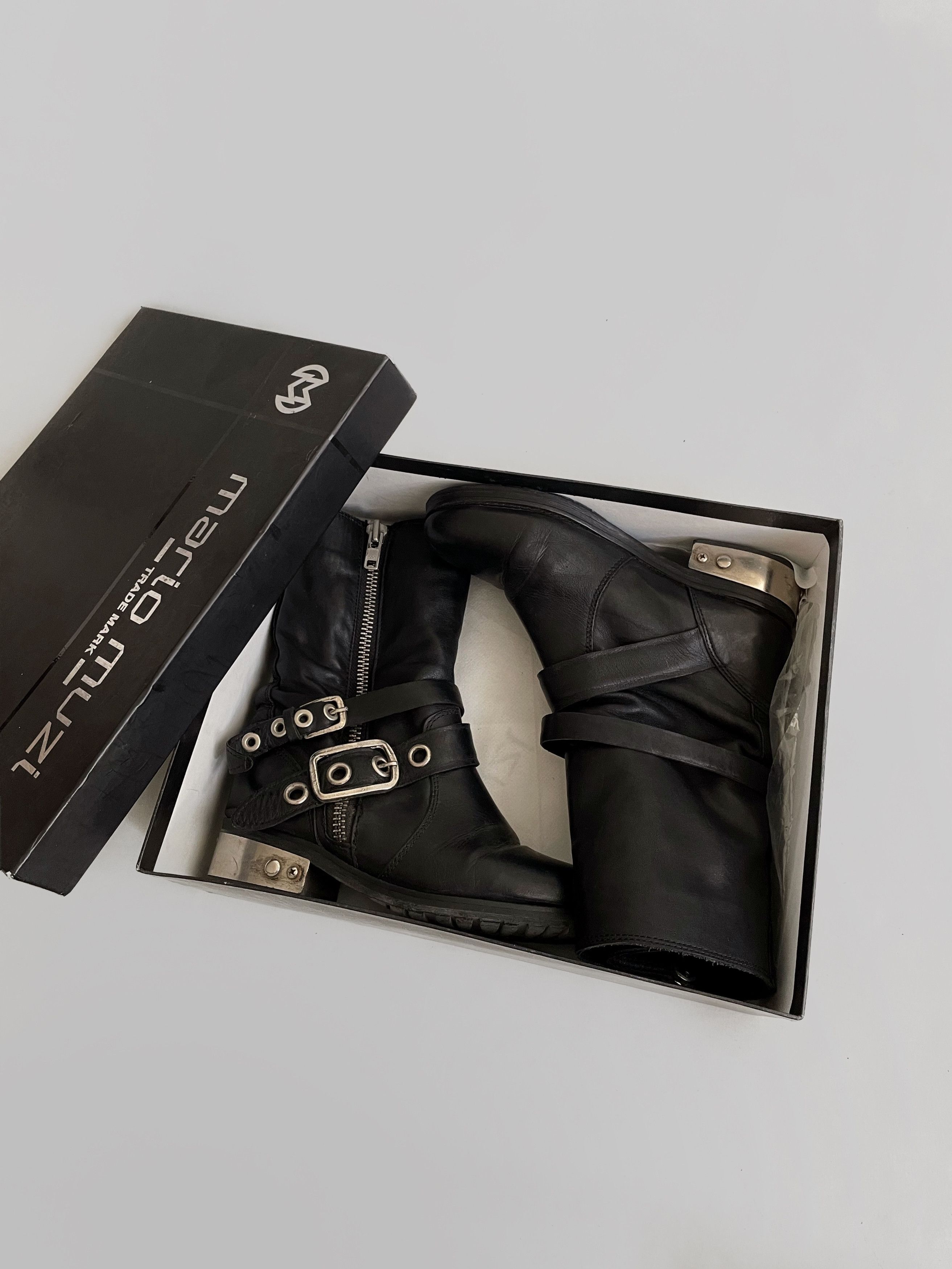 Vintage Mario Muzi Avant-garde boots Size US 6.5 / IT 36.5 - 21 Thumbnail