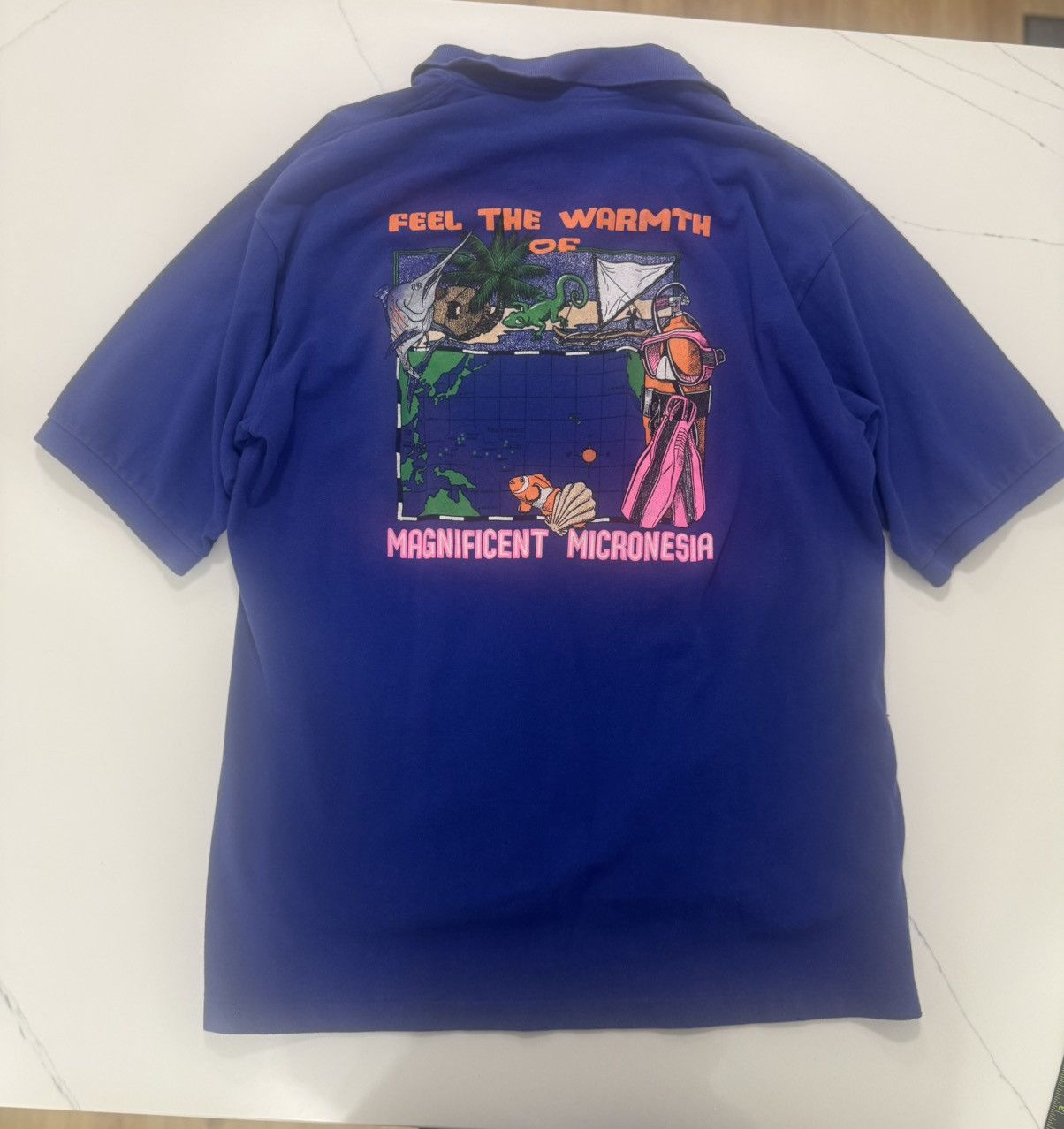 Other Vintage Outer Banks “Magnificent Micronesia” polo 🌊🌴 Size US XXL / EU 58 / 5 - 1 Thumbnail
