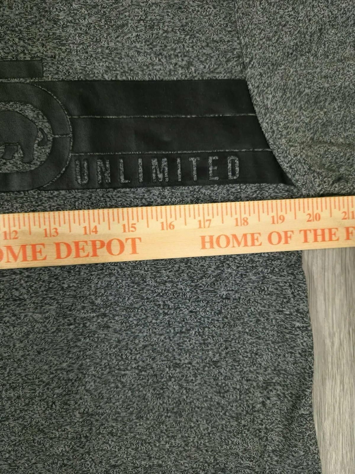 Ecko Unltd. Ecko Unltd Gray V-Neck T-Shirt Black Rhino Logo Streetwear#5 Size US M / EU 48-50 / 2 - 2 Thumbnail