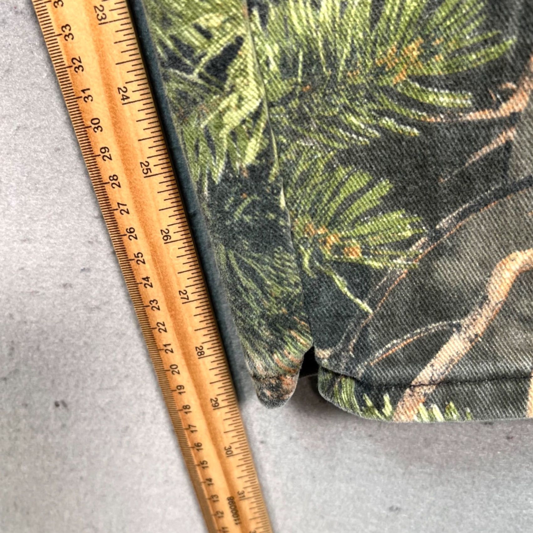 Dickies Dickies Womens Jeans Size 26 Camouflage Print w/ Pine Tree Pattern Jeans, Regular, 30 Inseam, Ankle, Cotton, Green, Pockets, Summer, Spring, Womens Size 26" / US 2 / IT 38 - 7 Thumbnail
