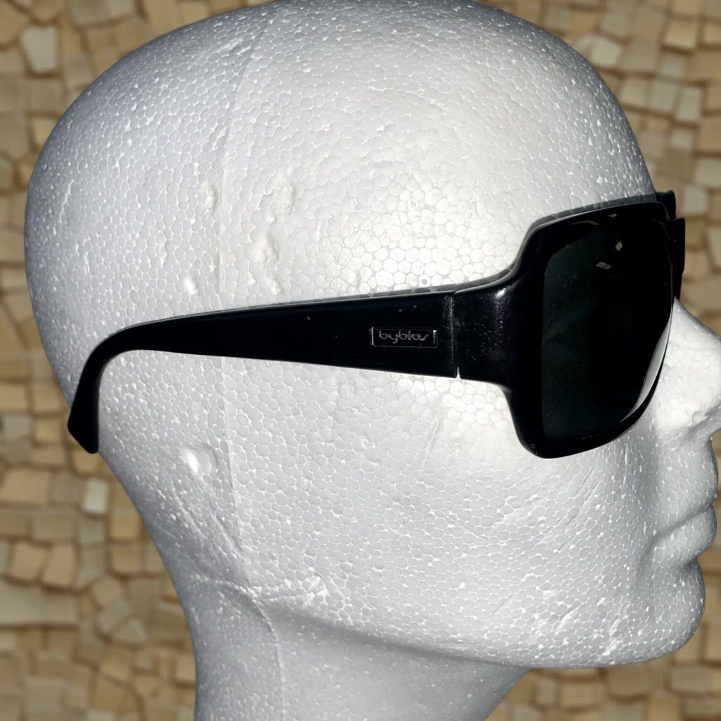 Byblos BYBLOS Sunglasses Rectangular Frames Black 100% UV Blue Lens Men B308s-7002 62x18 125 Size ONE SIZE - 1 Thumbnail