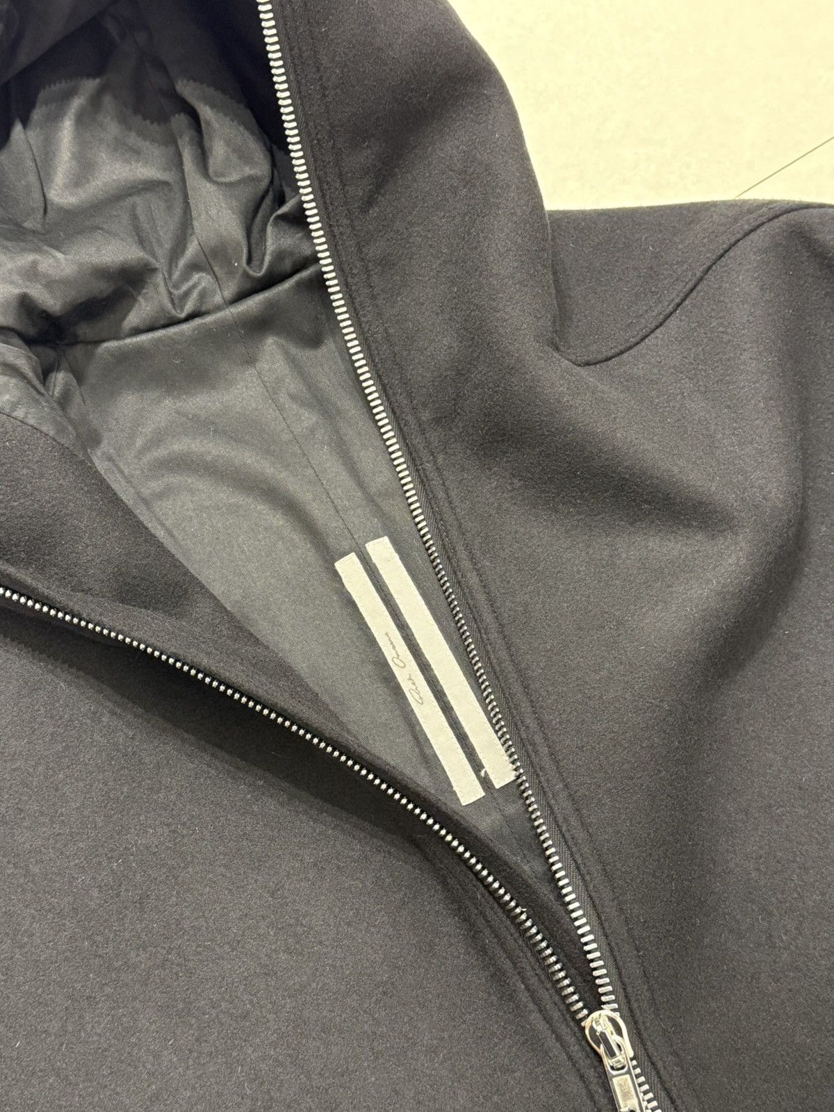 Rick Owens Rick Owens Black Concordians Virgin Wool Mac Coat Size US M / EU 48-50 / 2 - 15 Thumbnail