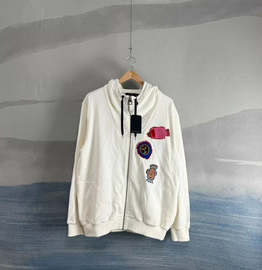 Louis Vuitton Louis Vuitton Yayoi Kusama Embroidered Hooded Jacket Size US M / EU 48-50 / 2 - 1 Thumbnail