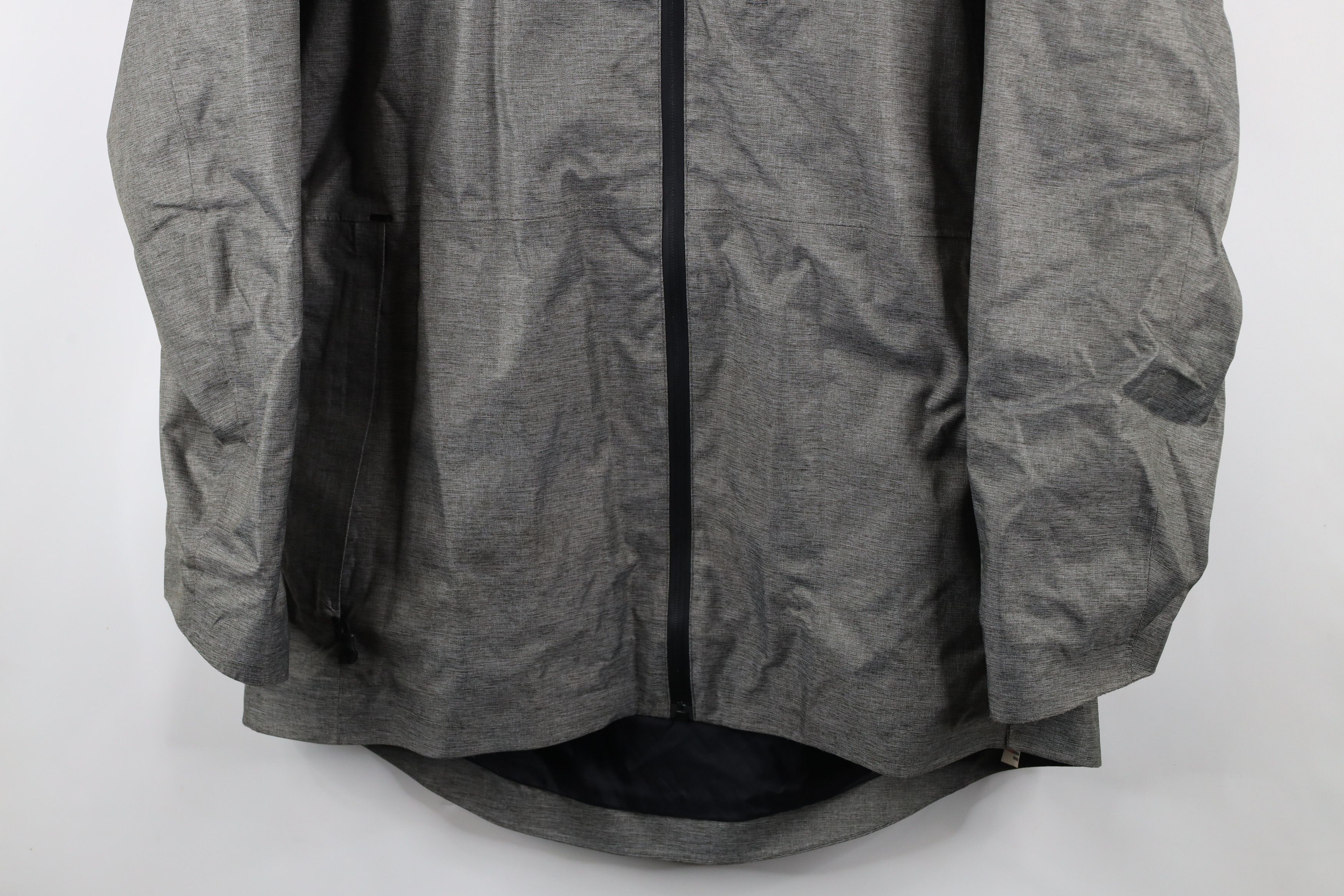 Gymshark × Vintage Gymshark Full Length Zip Parka Rain Jacket Coat Heather Gray Size XL / US 12-14 / IT 48-50 - 3 Thumbnail