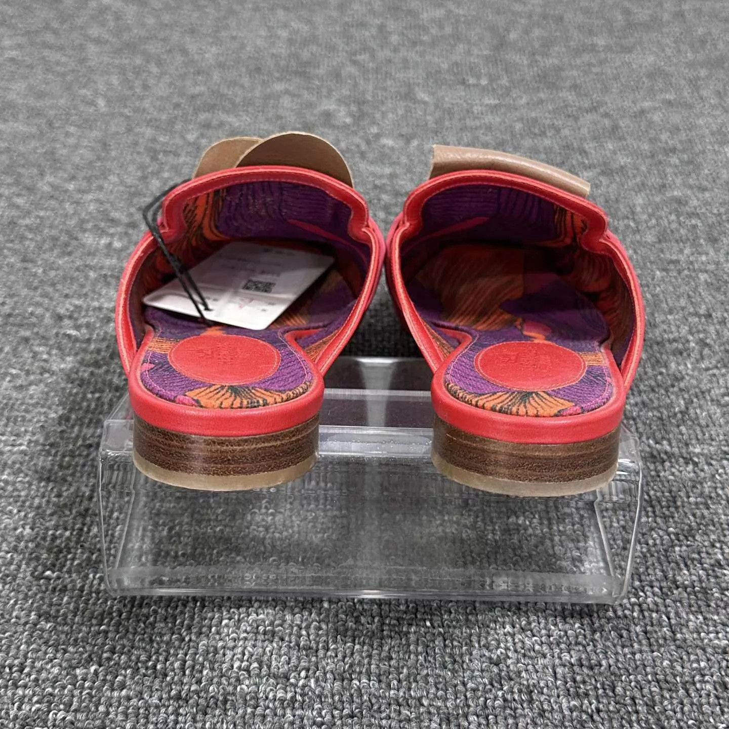 Hermes HERMES Red Kelly Mule Flat 36 Size US 5.5 / IT 35.5 - 5 Thumbnail