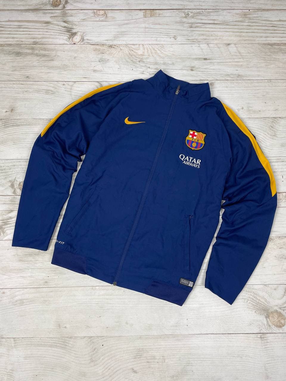 Nike Nike Barcelona 2015 2016 Training Football Track Jacket Size US L / EU 52-54 / 3 - 1 Thumbnail