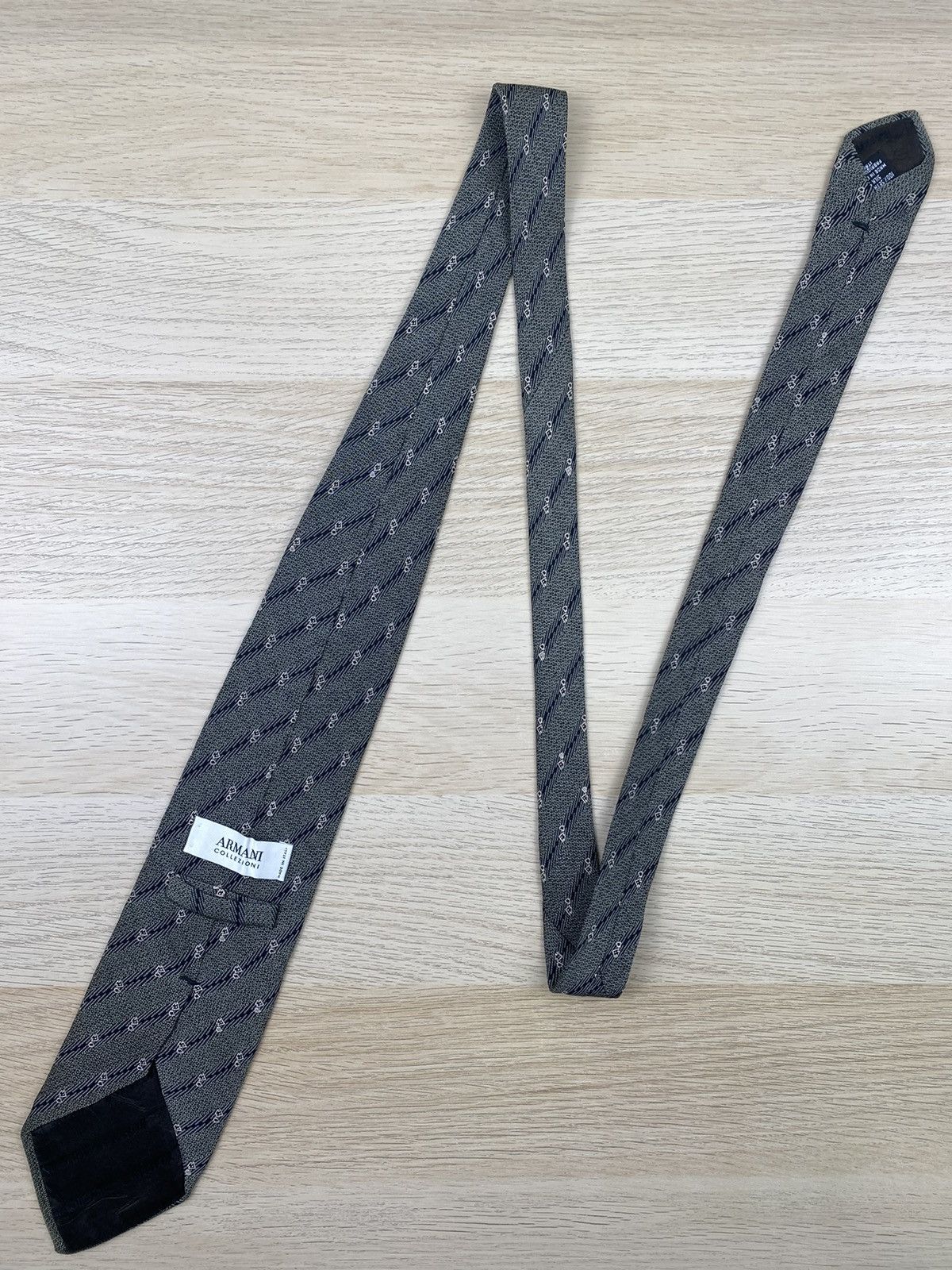 Armani Collezioni Giorgio Armani x Armani Collezioni Silk Tie T37 Size ONE SIZE - 3 Thumbnail