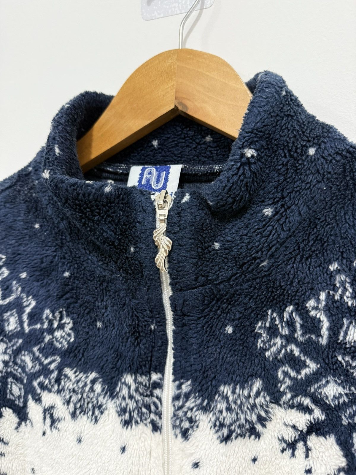 Vintage Vtg Art Unlimited Sportwear Fleece Sweater Size US XL / EU 56 / 4 - 4 Thumbnail