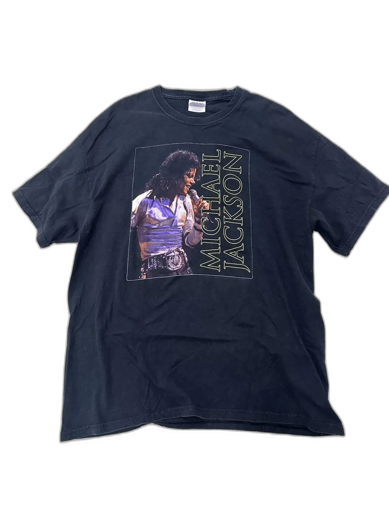 Vintage Michael Jackson Vintage Graphic Tee Size US XL / EU 56 / 4 - 1 Thumbnail