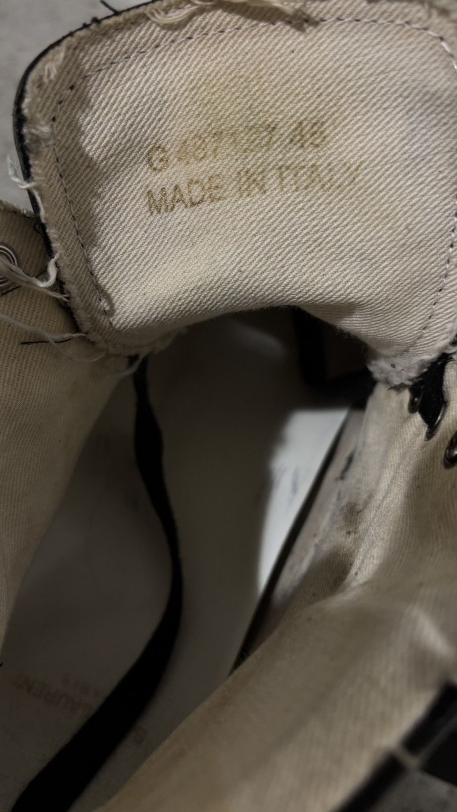 Saint Laurent Paris Saint Laurent Paris “1971 Bad Lieutenant” High Top Sneaker Size US 12 / EU 45 - 13 Thumbnail