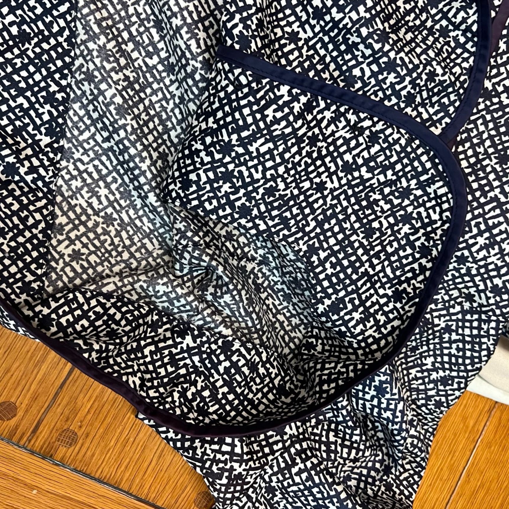 Vintage VINTAGE Blue Brand Women's Blazer & Skirt Set M Nautical Blue & White 90s Fashion Women's Size 32" / US 10 / IT 46 - 7 Thumbnail