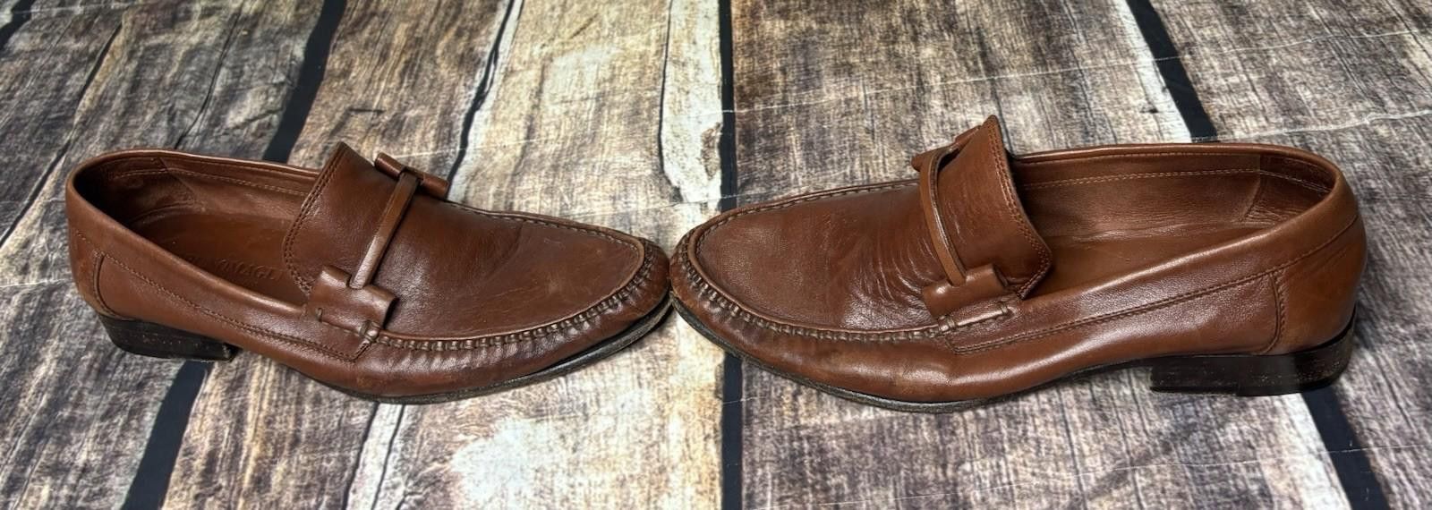 Bruno Magli Bruno Magli Loafers Mens Shoes Size 7 Made in Italy Leather Size US 7 / EU 40 - 11 Thumbnail