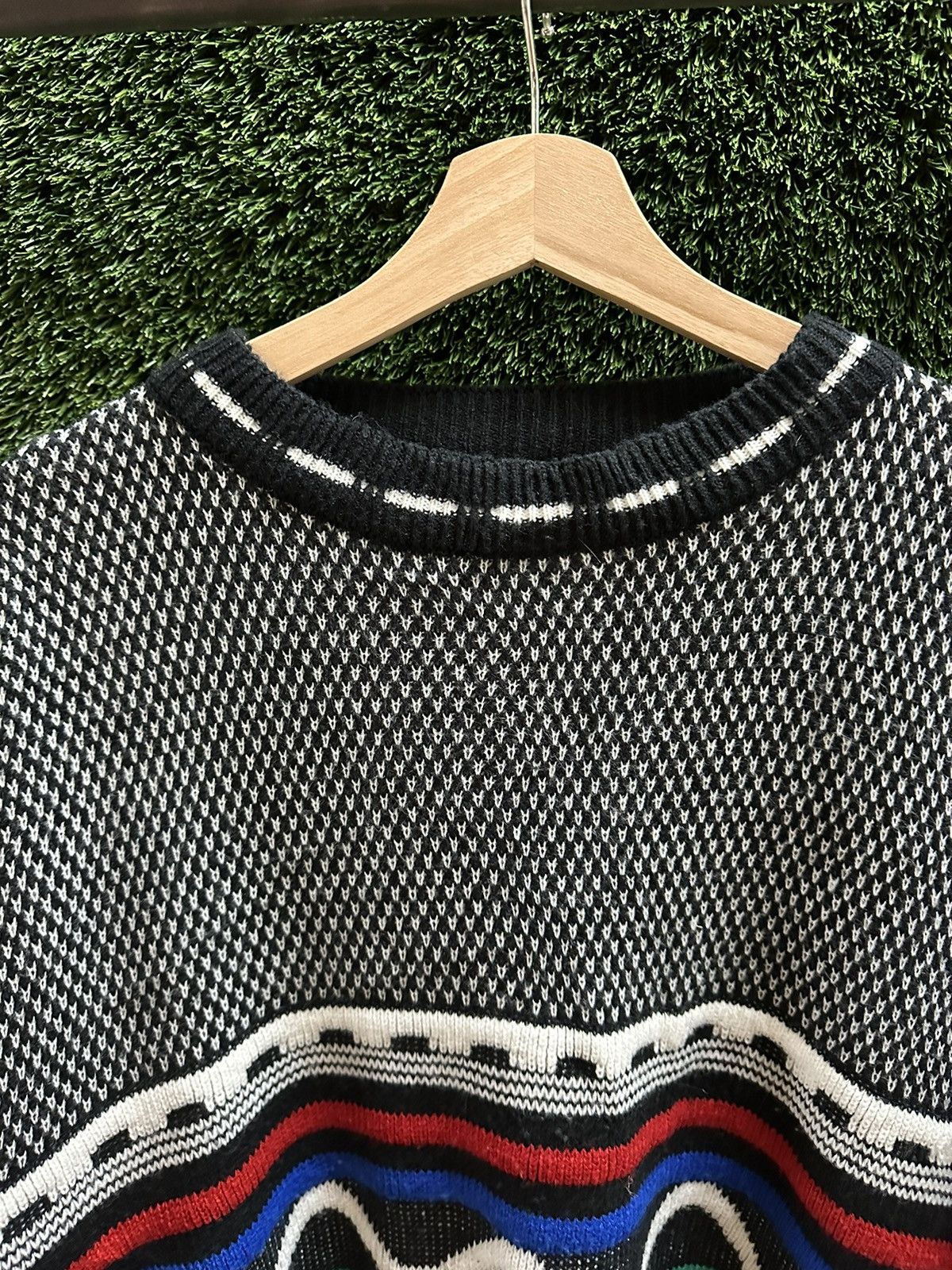 Vintage Vintage Entourage Textured Abstract Sweater Large Size US L / EU 52-54 / 3 - 6 Thumbnail