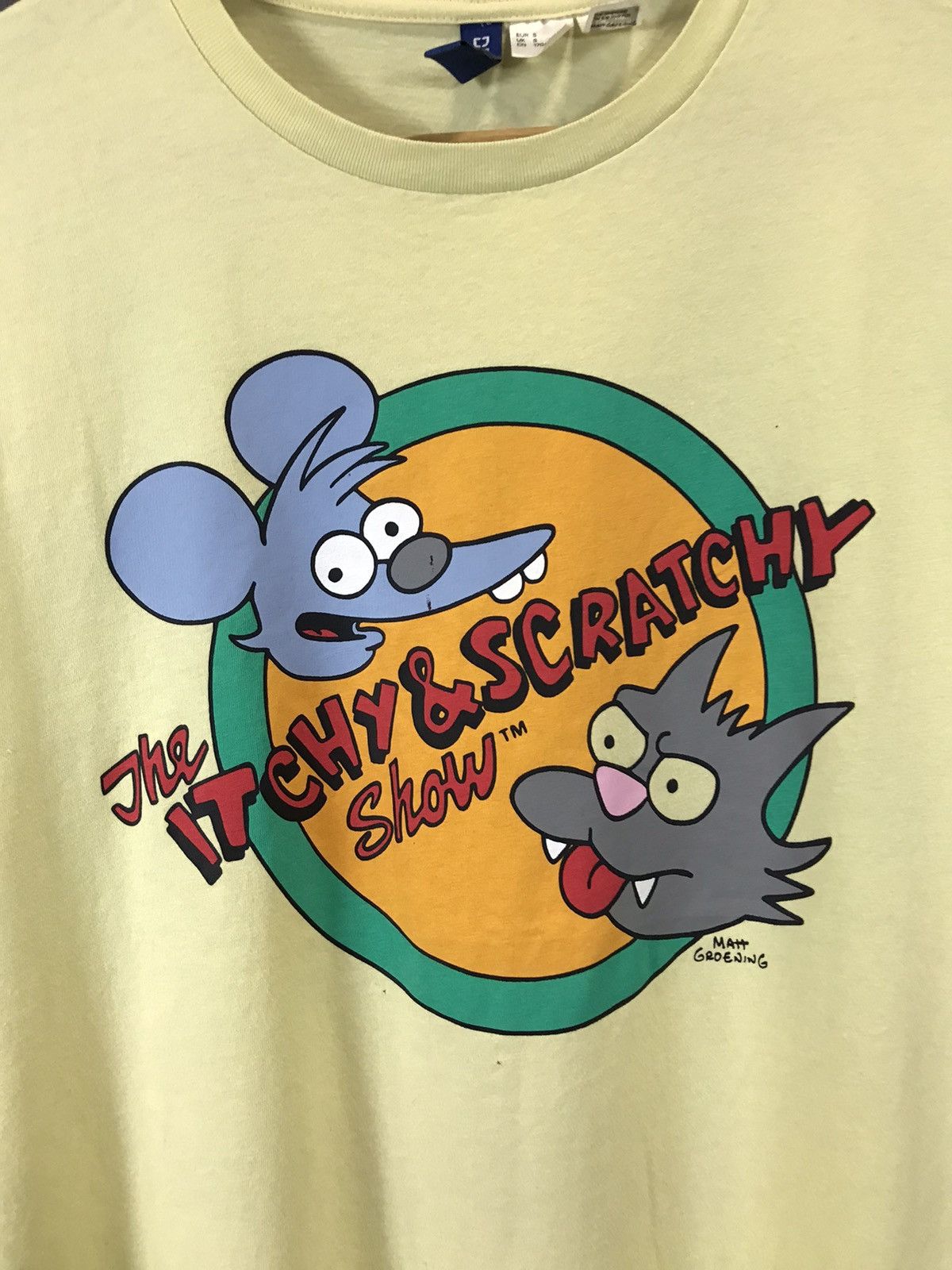 The Simpsons The Itchy & Scratchy show the Simpsons cult movie comics tee Size US S / EU 44-46 / 1 - 3 Thumbnail