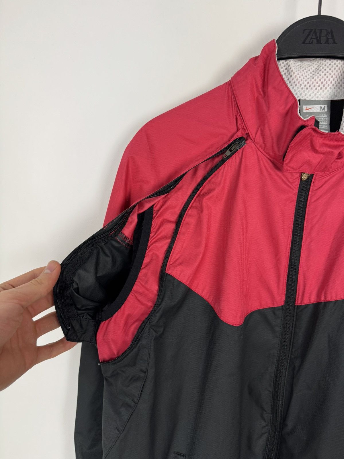 Nike Nike 2in1 Paneled Nylon Vented Running Jacket Size US M / EU 48-50 / 2 - 15 Thumbnail