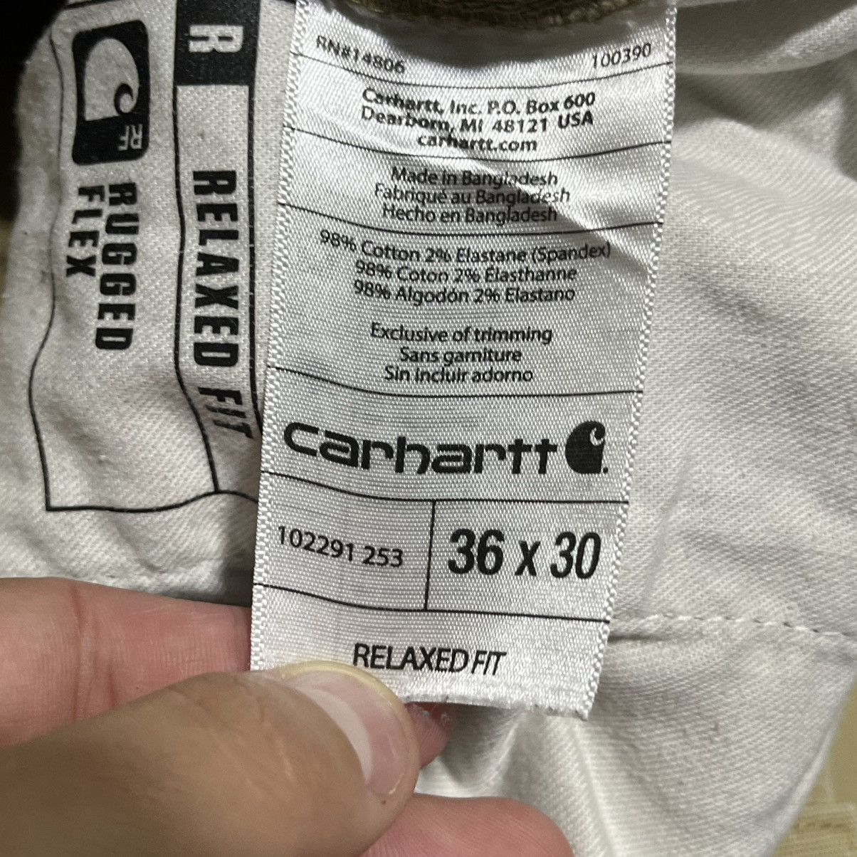 Carhartt Carhartt Carpenter Pants Relaxed Fit Baggy Utility Workwear Size US 36 / EU 52 - 7 Thumbnail