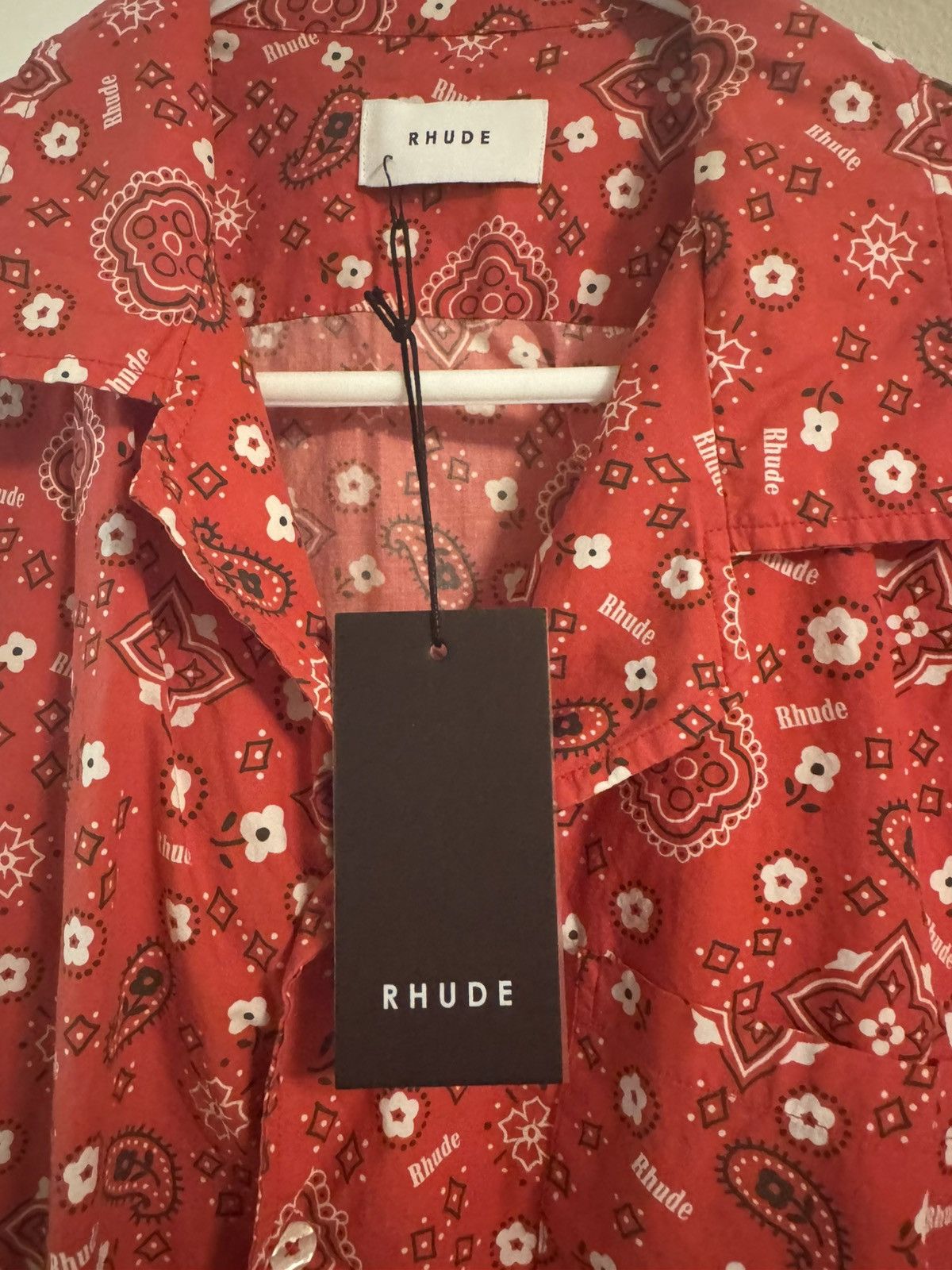 Rhude Rhude Bandana Shirt Size US XL / EU 56 / 4 - 3 Thumbnail