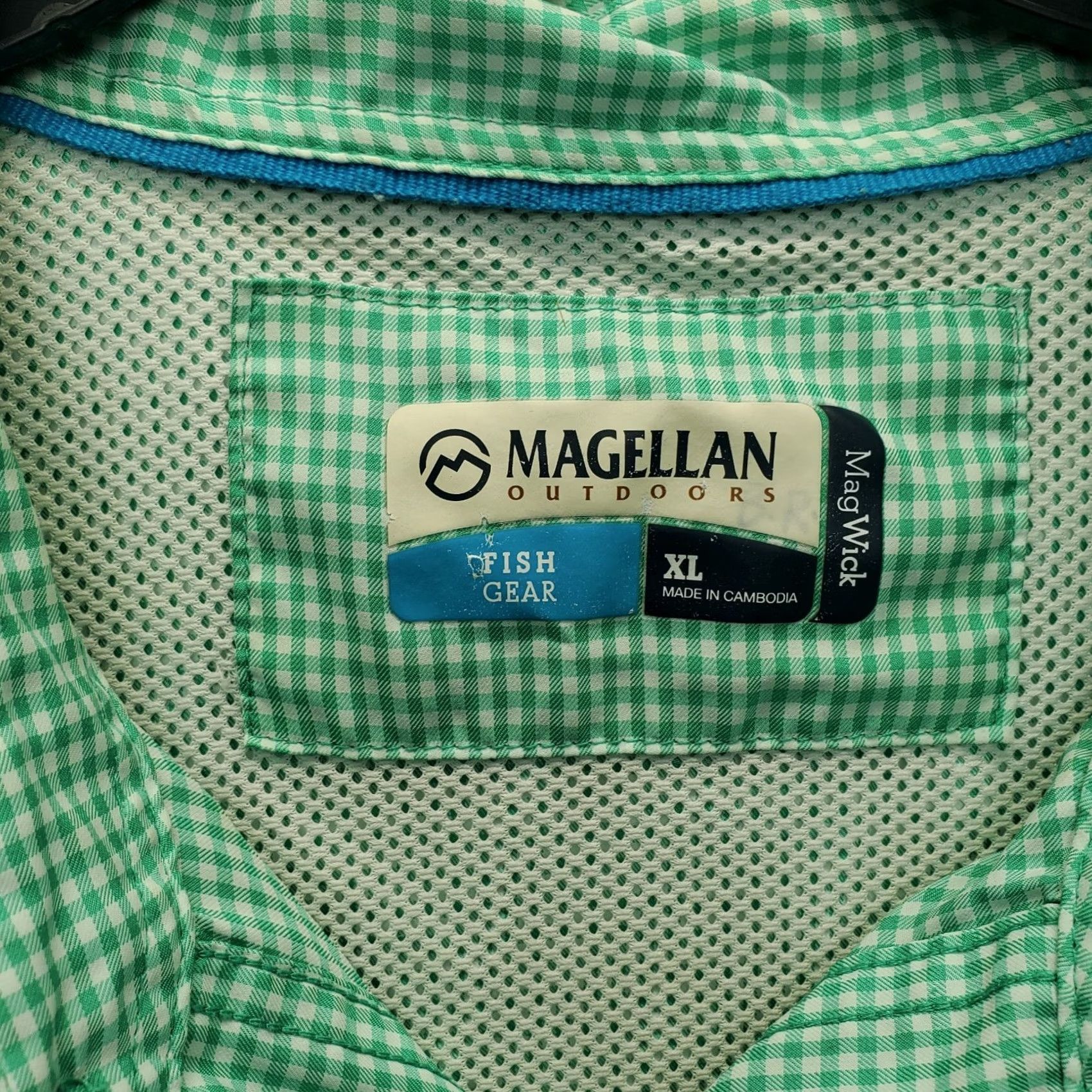 Vintage Magellan Mens XL Multi Gingham Outdoor Button-Up Shirt Size US XL / EU 56 / 4 - 6 Thumbnail