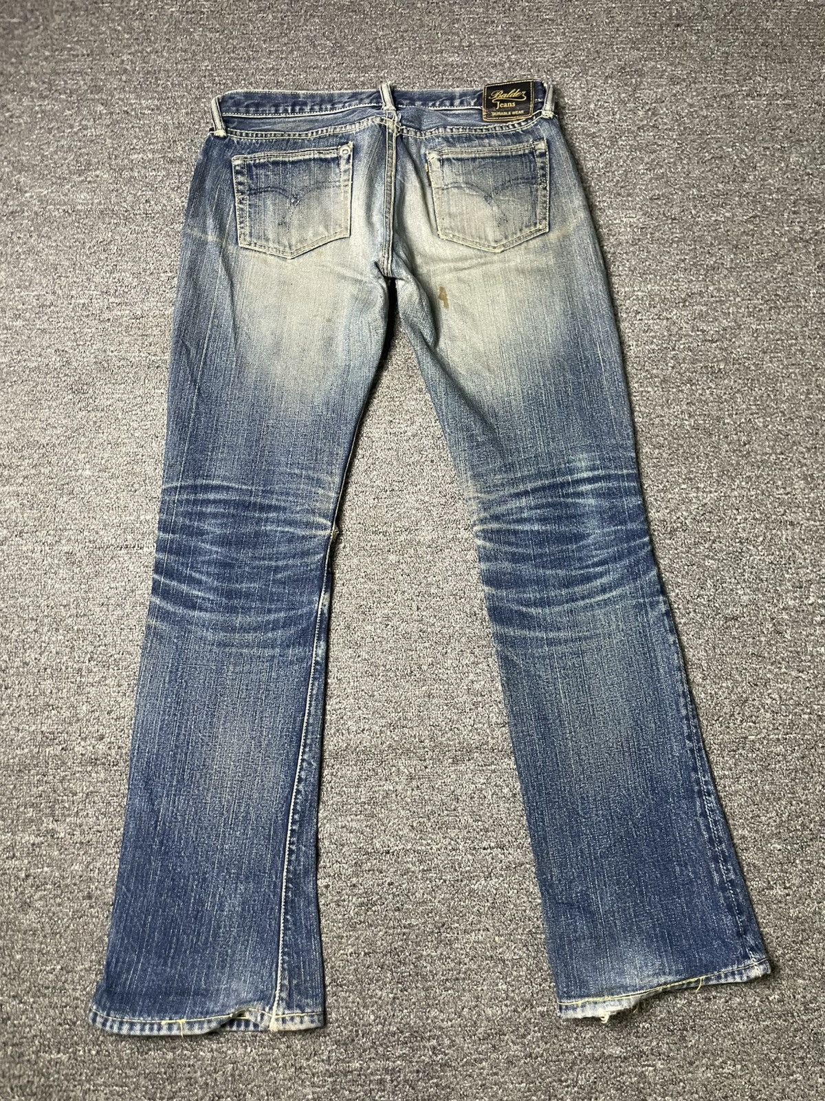 Vintage FLAT HEAD x BALDER JEANS Brand Ripped Jean (84) Size US 32 / EU 48 - 13 Thumbnail
