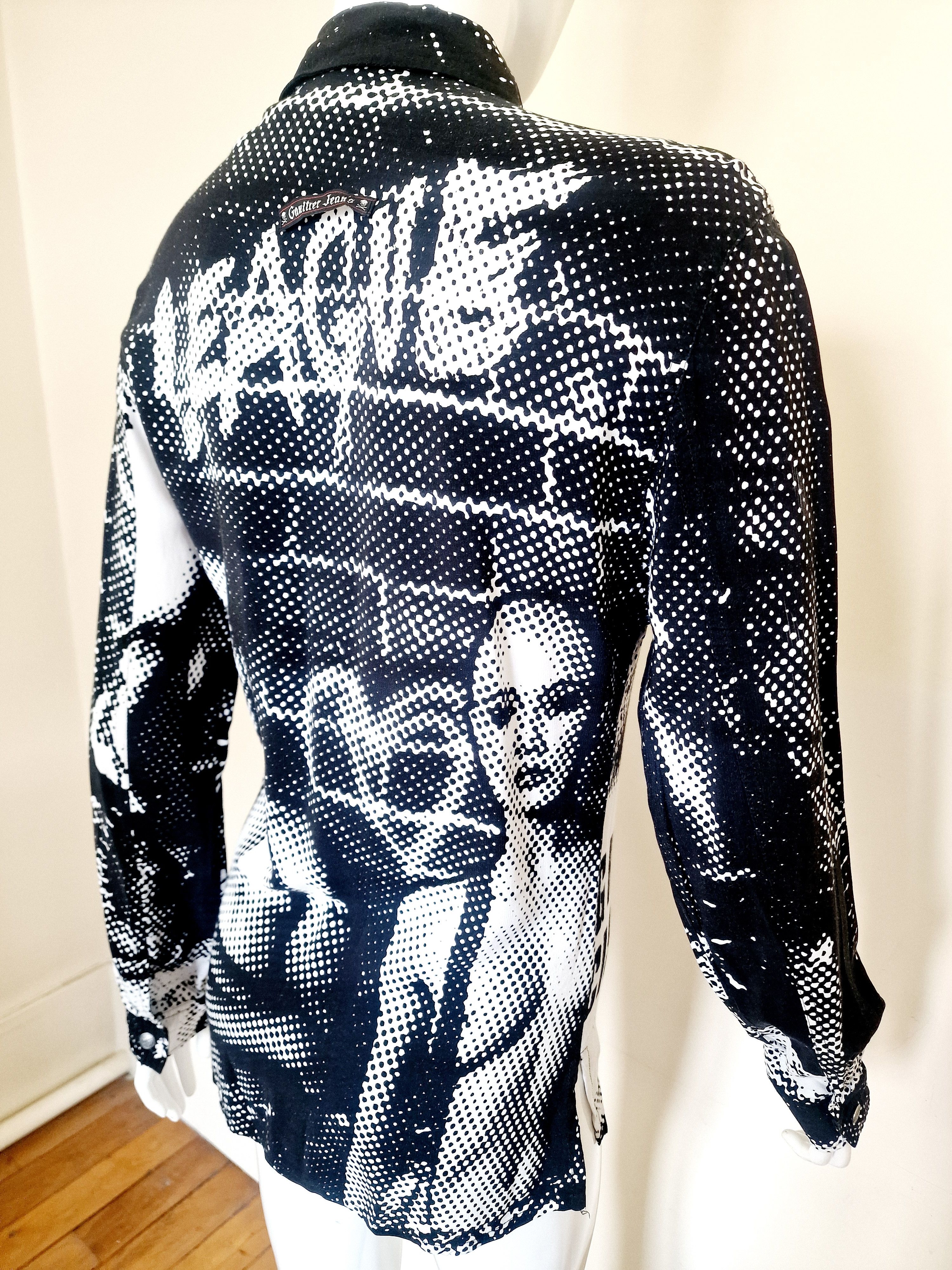 Jean Paul Gaultier Jean Paul Gaultier Fight Against Racism A/W 1997 Top Shirt Size S / US 4 / IT 40 - 7 Thumbnail