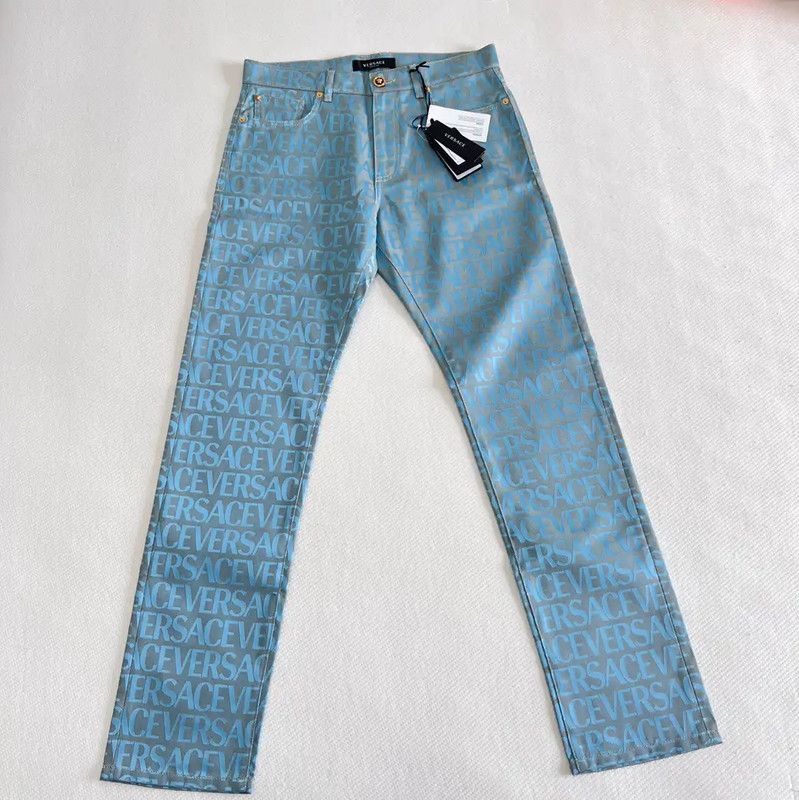 Versace Versace Men's Colorful Polyester Casual Pants 0089 Size US 32 / EU 48 - 1 Thumbnail