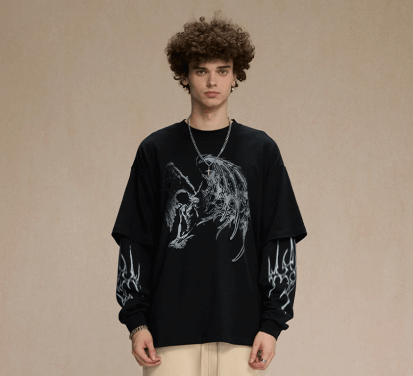 Japanese Brand Washed Graphic Printed Tshirt Size US XL / EU 56 / 4 - 1 Thumbnail