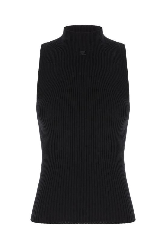 Courreges COURREGES Women Clothing 125MTO384FI0049 9999 BLACK Size M / US 6-8 / IT 42-44 - 1 Thumbnail
