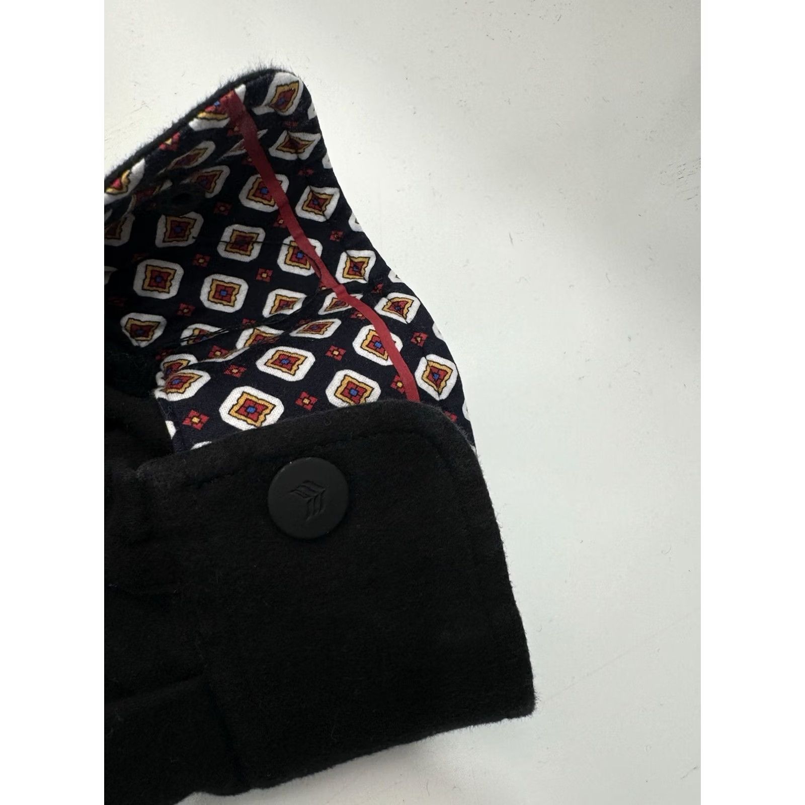 Buttero Buttercloth Shirt - Snap Flannel Flip Cuff Mens L Black Wool? Size US M / EU 48-50 / 2 - 4 Thumbnail