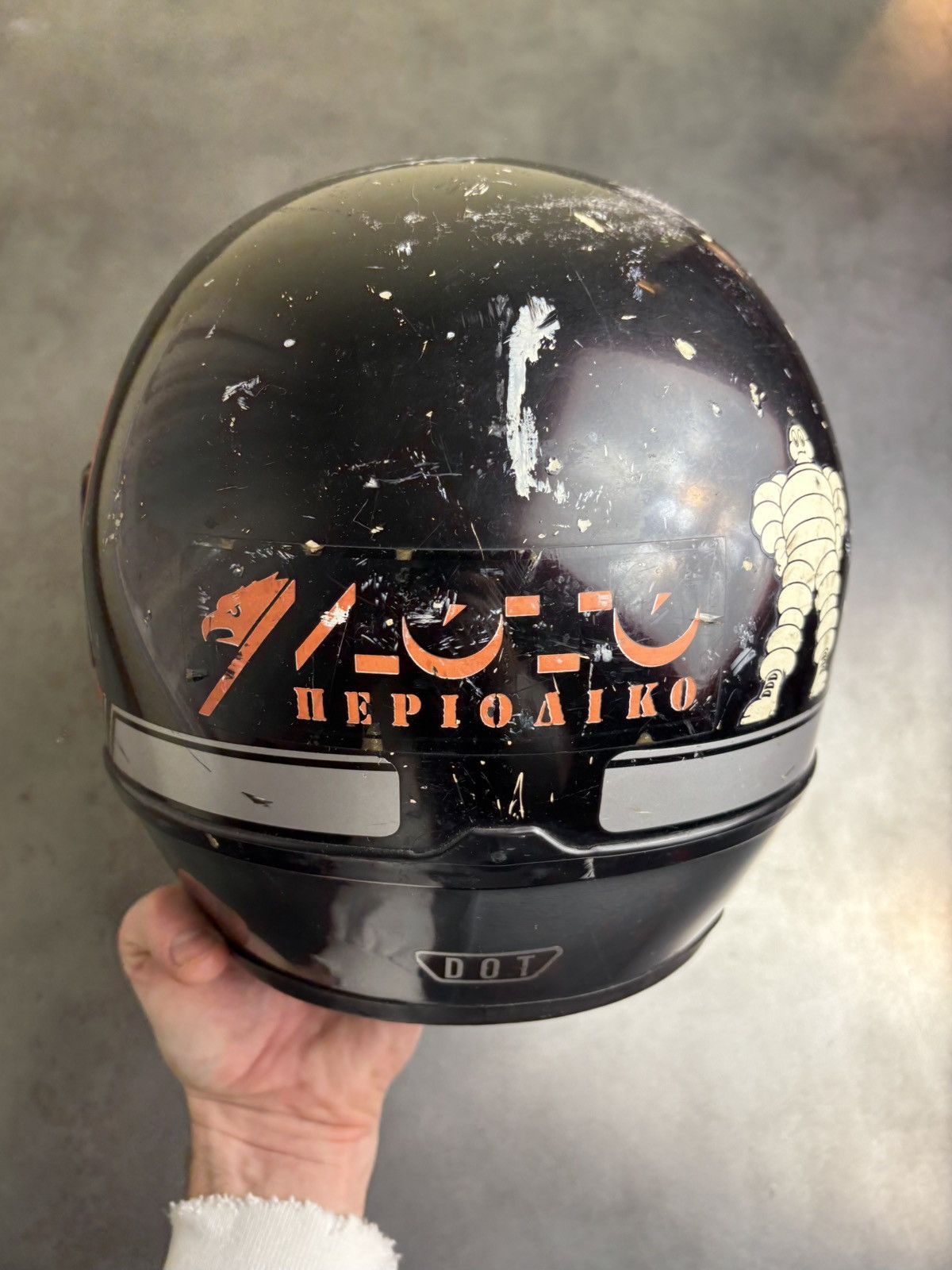 Harley Davidson × Indian Motorcycle × Vintage 1980s Shoei TF-280 Helmet 80s Vintage Motorcycle Racing Cap Size ONE SIZE - 4 Thumbnail