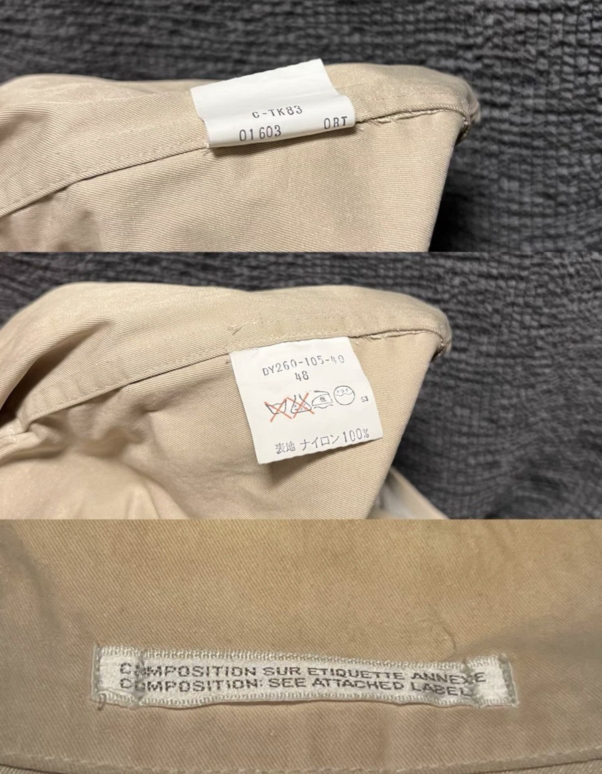 Yohji Yamamoto Yohji Yamamoto 1980s Trench Coat Size US M / EU 48-50 / 2 - 9 Thumbnail