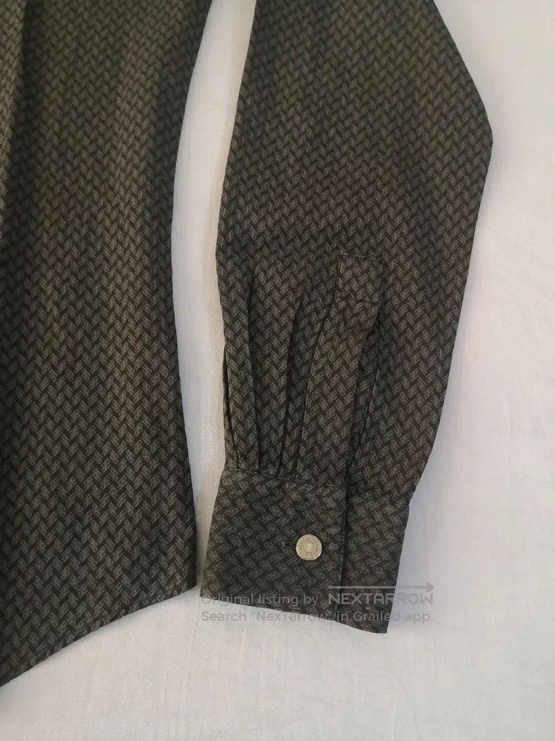 Hermes Hermes size 38 Men's Silk Shirt, 100% Mulberry Silk Fabric Size US XS / EU 42 / 0 - 7 Thumbnail