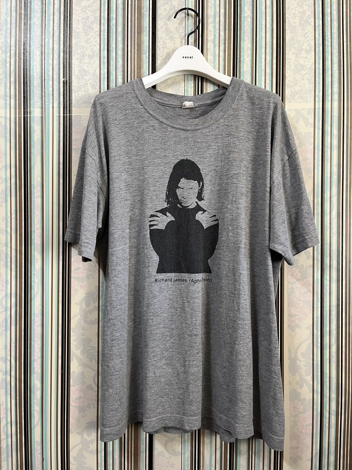 Band Tees 1990s Aphex twin richard james photo tee #A5 Size US M / EU 48-50 / 2 - 2 Thumbnail