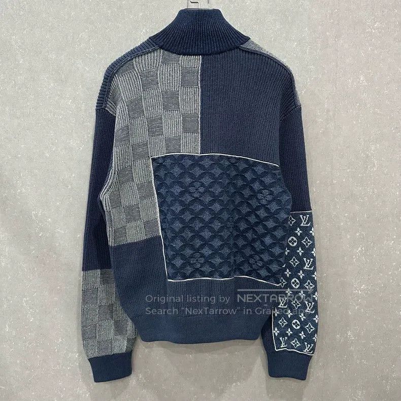 Louis Vuitton Louis Vuitton Co-branded nigo patchwork zip sweatshirt jac Size US M / EU 48-50 / 2 - 2 Thumbnail