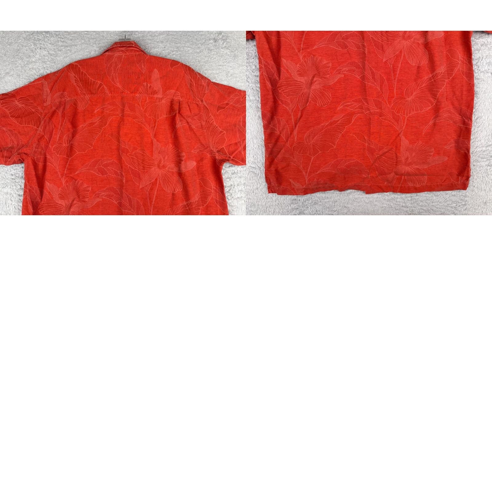 Tommy Bahama Tommy Bahama Shirt Men Large Red Floral Button Up Beach Resort Hawaiian Shirt Size US L / EU 52-54 / 3 - 9 Thumbnail