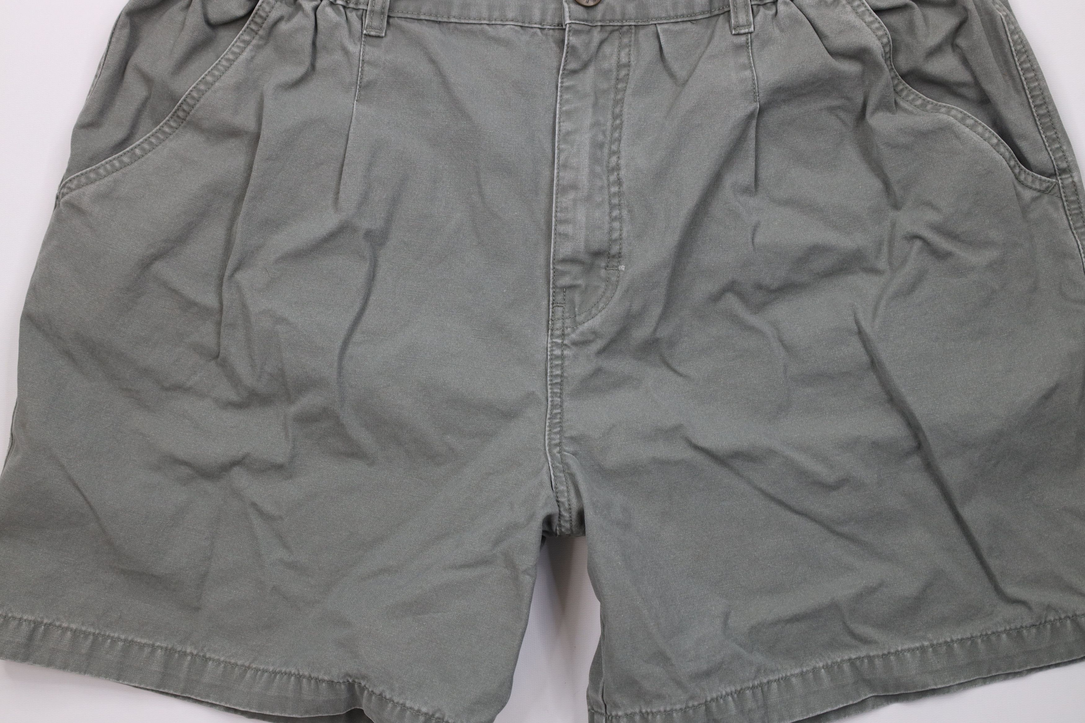 Cabelas Vintage Cabelas Above Knee Hiking Trekking Shorts Green Size US 36 / EU 52 - 3 Thumbnail