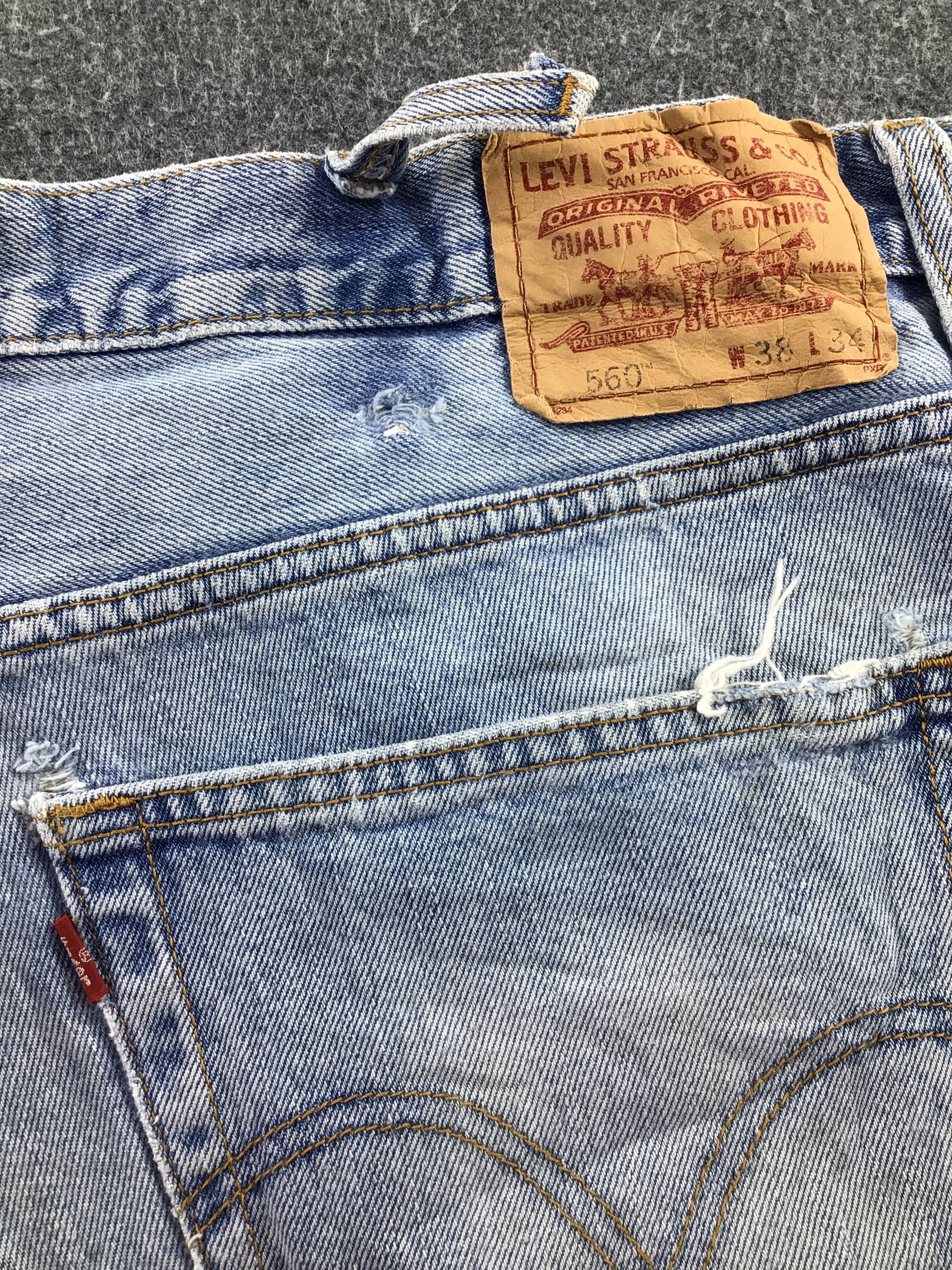 Levi's × Vintage Vintage Levis 560 Jeans-JM296 Size US 39 - 6 Thumbnail