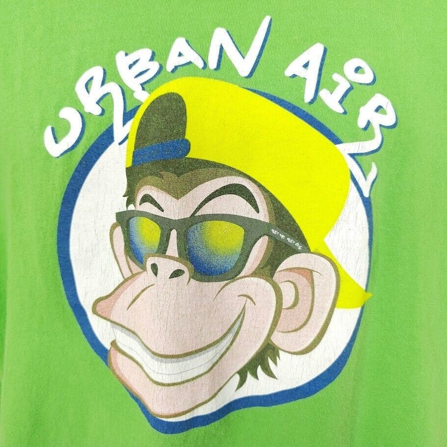 Gildan Urban Air Skateboarding T Shirt Mens Size XL Green Skater Size US XL / EU 56 / 4 - 2 Thumbnail