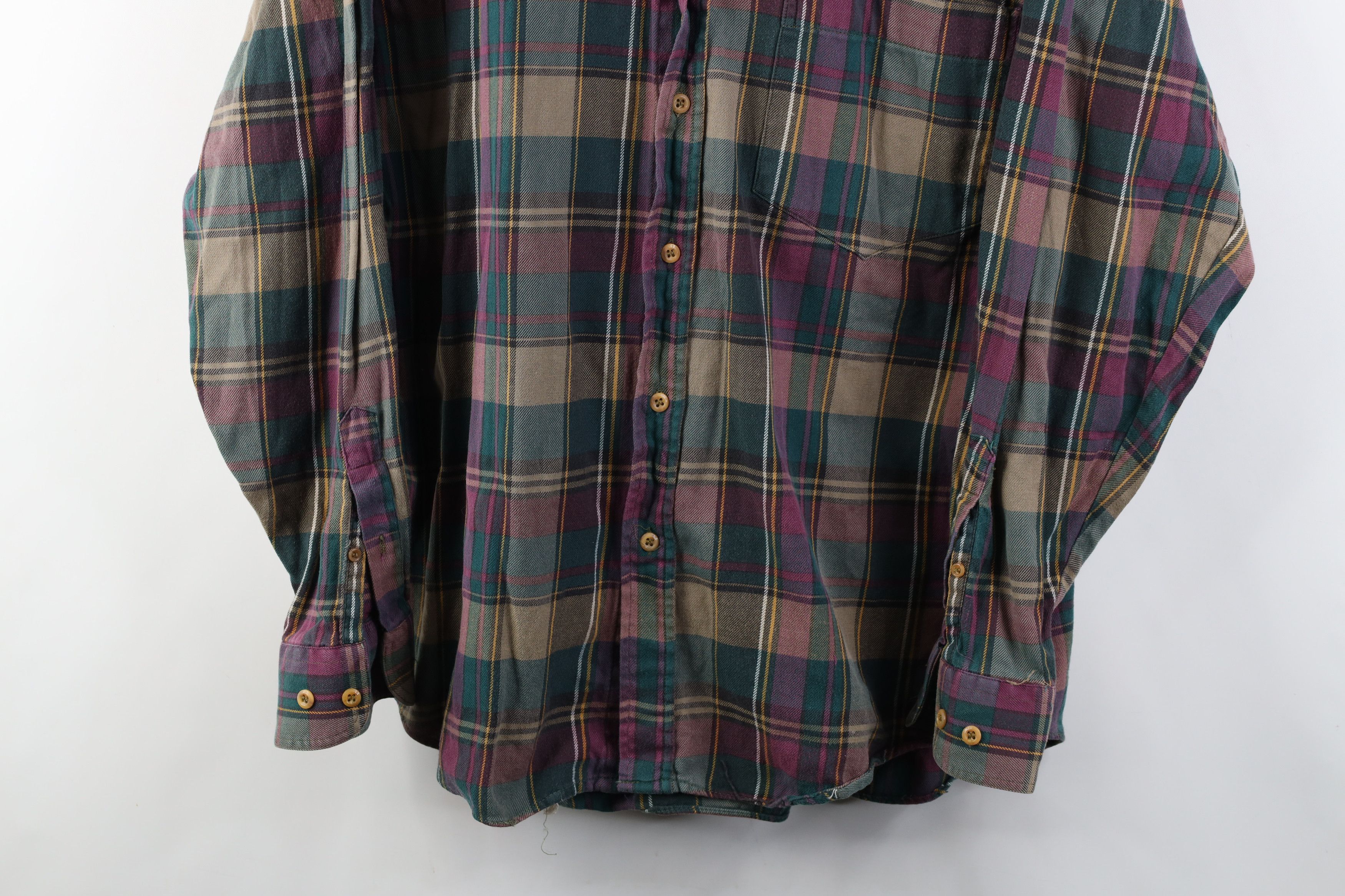 American Eagle Outfitters Vintage 90s American Eagle Outfitters Button Down Shirt Size US L / EU 52-54 / 3 - 3 Thumbnail