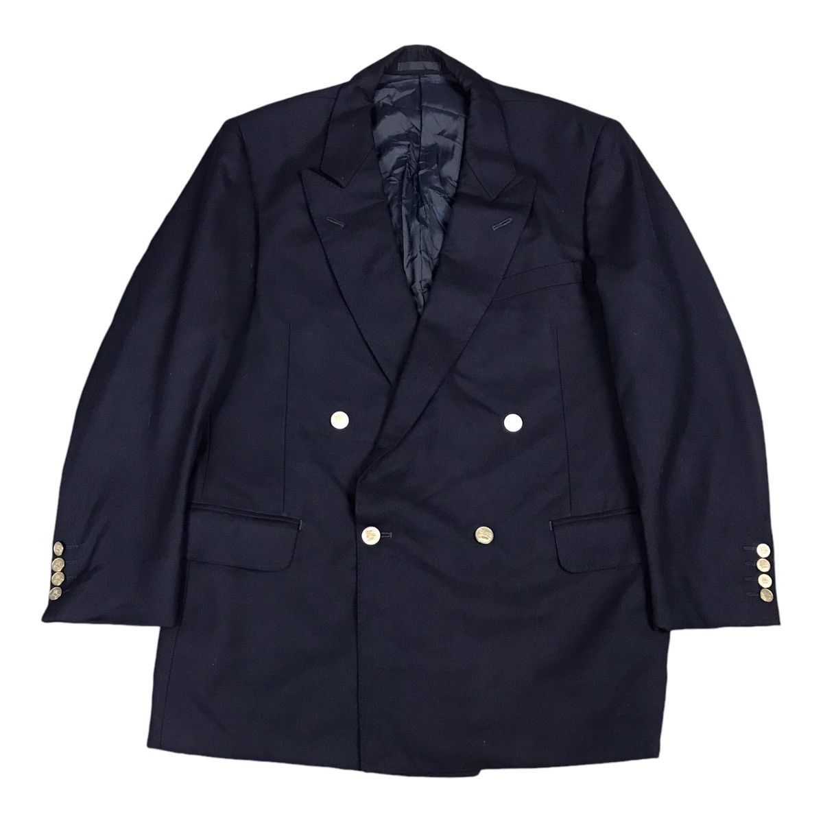 BURBERRY CLASSIC DOUBLE BREASTED TASMANIA WOOL BLAZER COAT