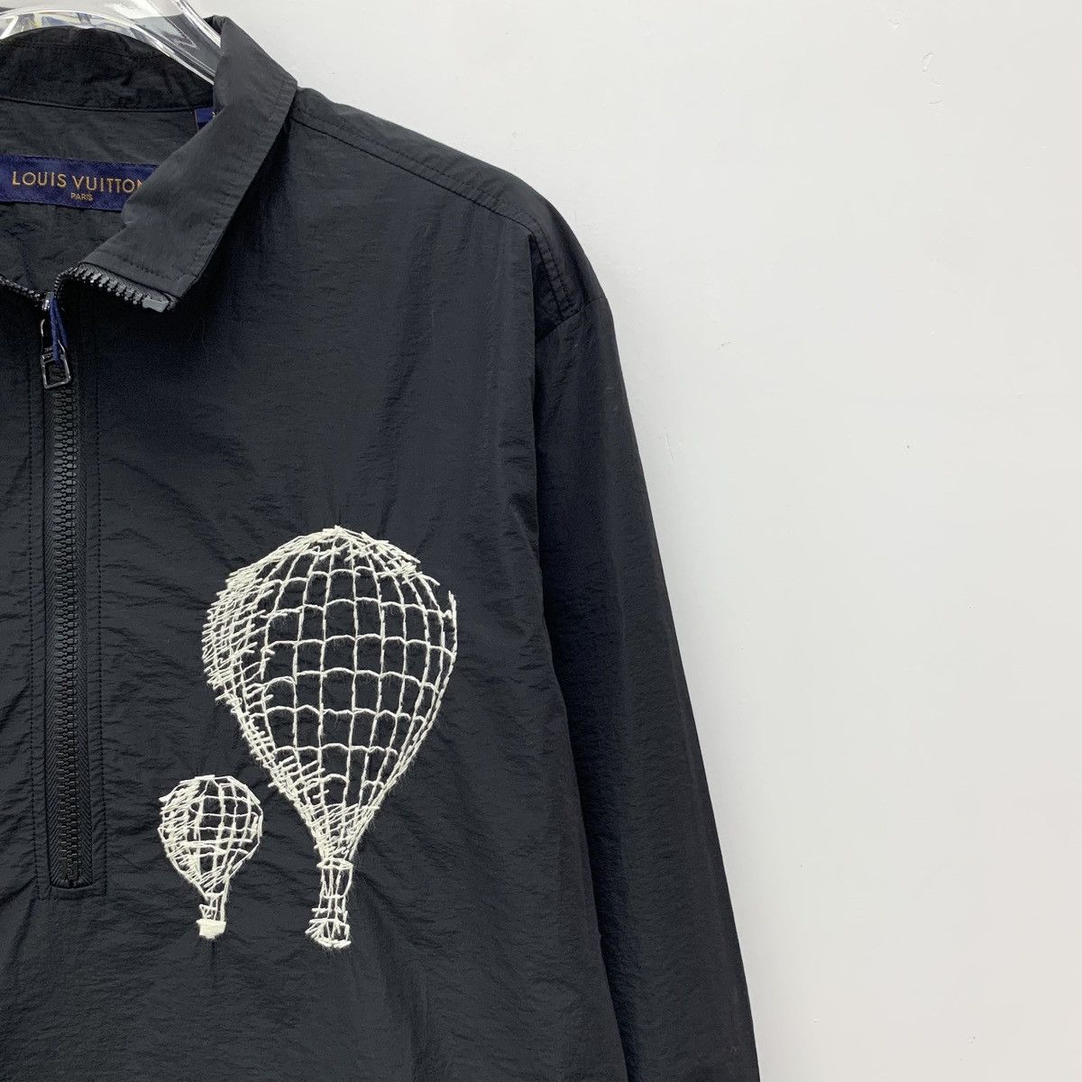 Louis Vuitton Louis VVuitto Black Half-Zip Long Sleeve Shirt K26WX Size US XS / EU 42 / 0 - 3 Thumbnail