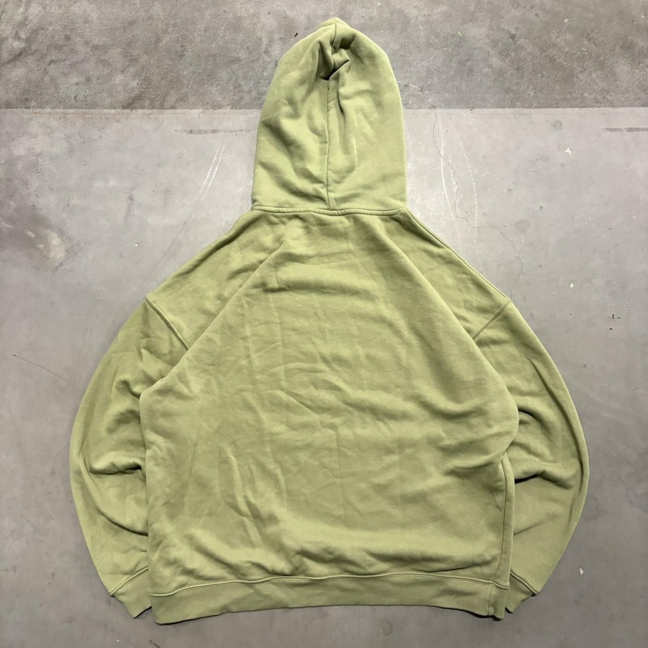 Vintage Crazy Vintage Y2K/2000s Quality Blank Oversized Fit Green Streetwear Hoodie! Size US M / EU 48-50 / 2 - 2 Thumbnail