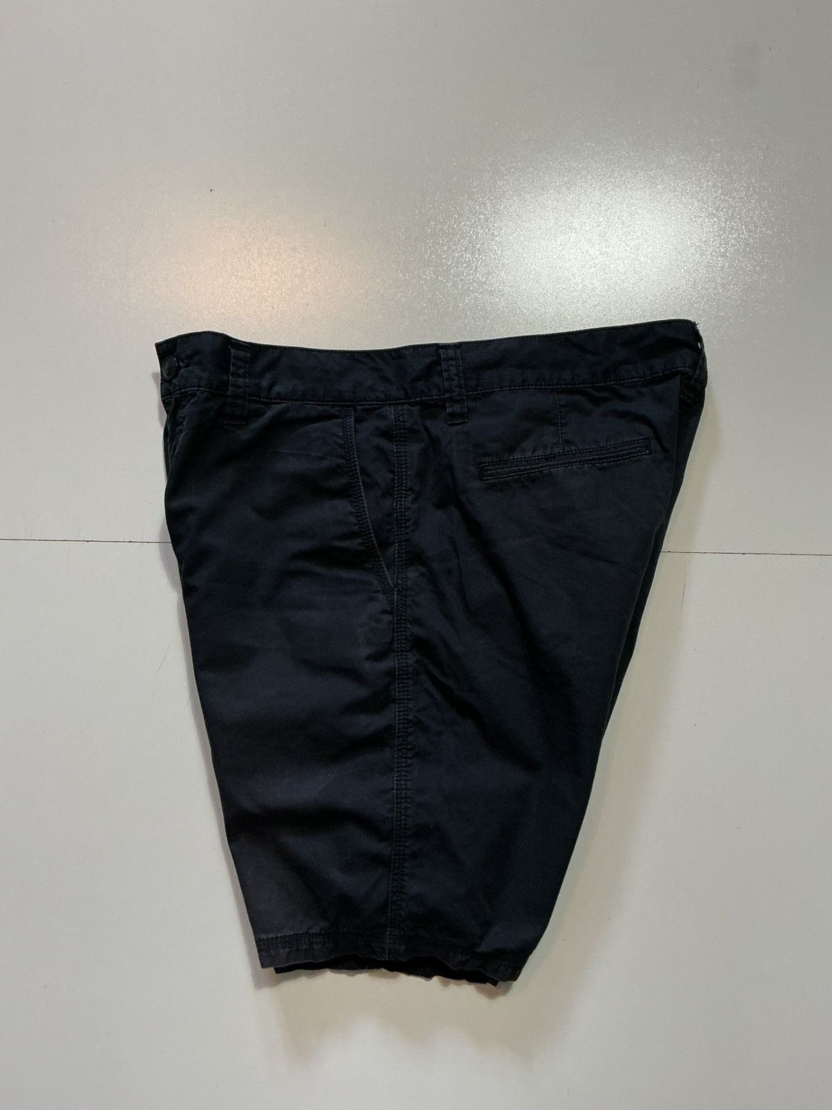 John Varvatos John Varvatos Star USA Midnight Flat Front 8" Inseam Shorts Size US 32 / EU 48 - 4 Thumbnail