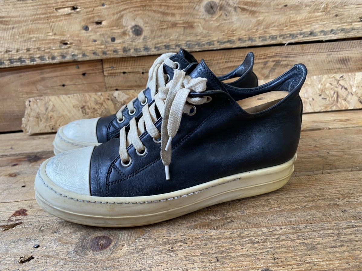 Rick Owens Rick owens F/W 18 mainline low top leather sneakers sz 36 Size US 5.5 / IT 35.5 - 5 Thumbnail