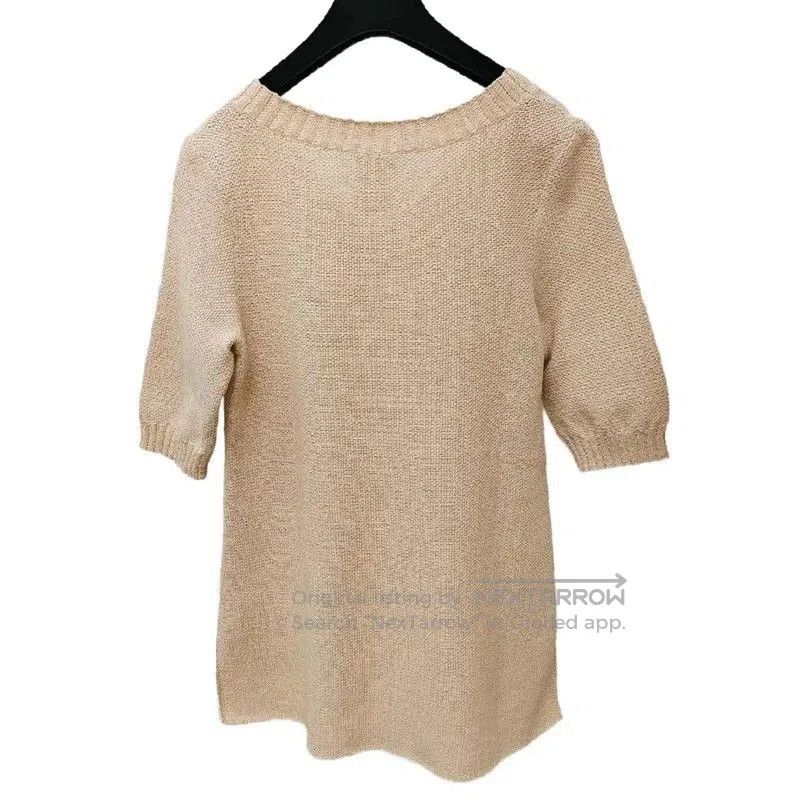 Chanel Chanel Khaki Short Sleeve Sweater for Women . Size S / US 4 / IT 40 - 9 Thumbnail
