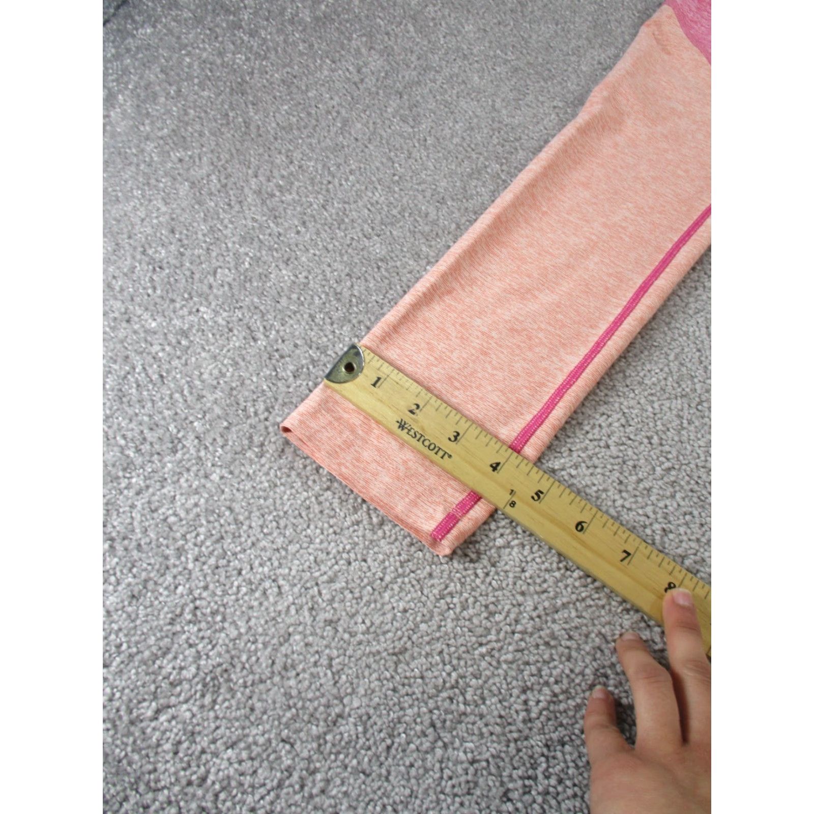 Outdoor Voices OUTDOOR VOICES Leggings Womens Small Pink Colorblock Athletic Performance Gym Size 28" / US 6 / IT 42 - 4 Thumbnail