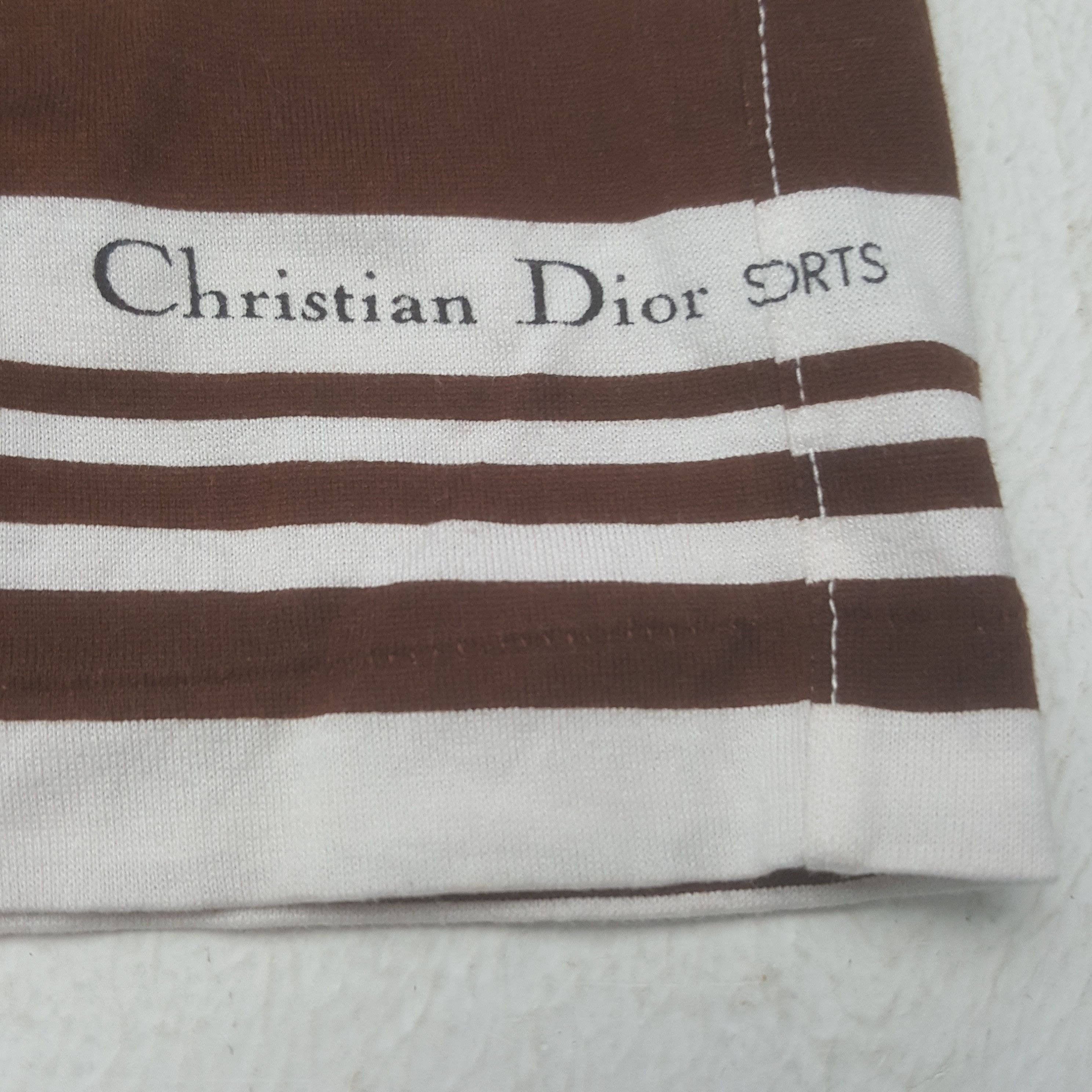 Christian Dior Monsieur × Vintage Vintage Christian Dior Italian Designer Stripe Tshirt Size US S / EU 44-46 / 1 - 13 Thumbnail